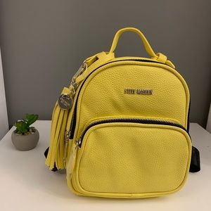 Yellow Steve Madden backpack